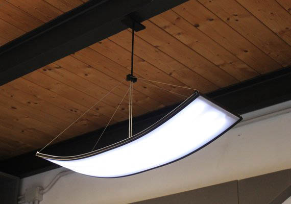 Led pendant products that can change its shape, so its light angle. 
A particular game of weights.