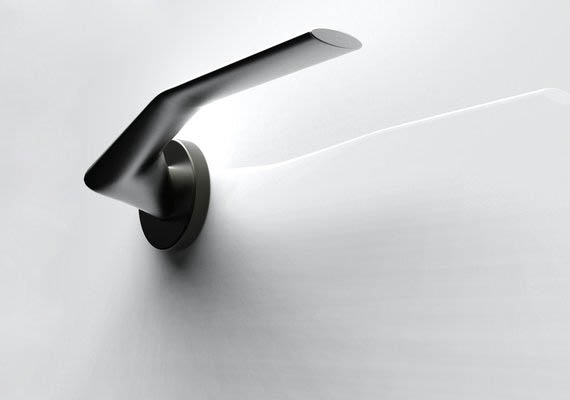 door handle. A simple shape inspired by the seagull's airfoil.