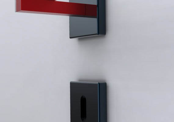 door handle. Ispirated by the famous dutch architect Gerrit Rietveld.